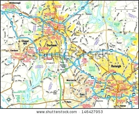 450x372 Map Of Raleigh Nc And Surrounding Area