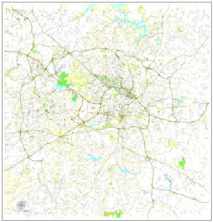 748x779 Map Of Raleigh Nc Area