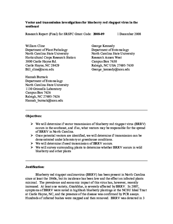 600x776 Pdf Vector And Transmission Investigations For Blueberry Red