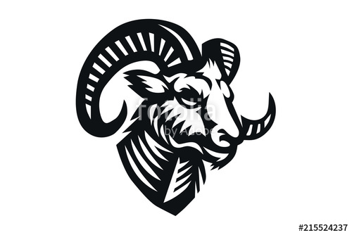 500x334 Ram Mascot Logo Illustration Stock Image And Royalty Free Vector