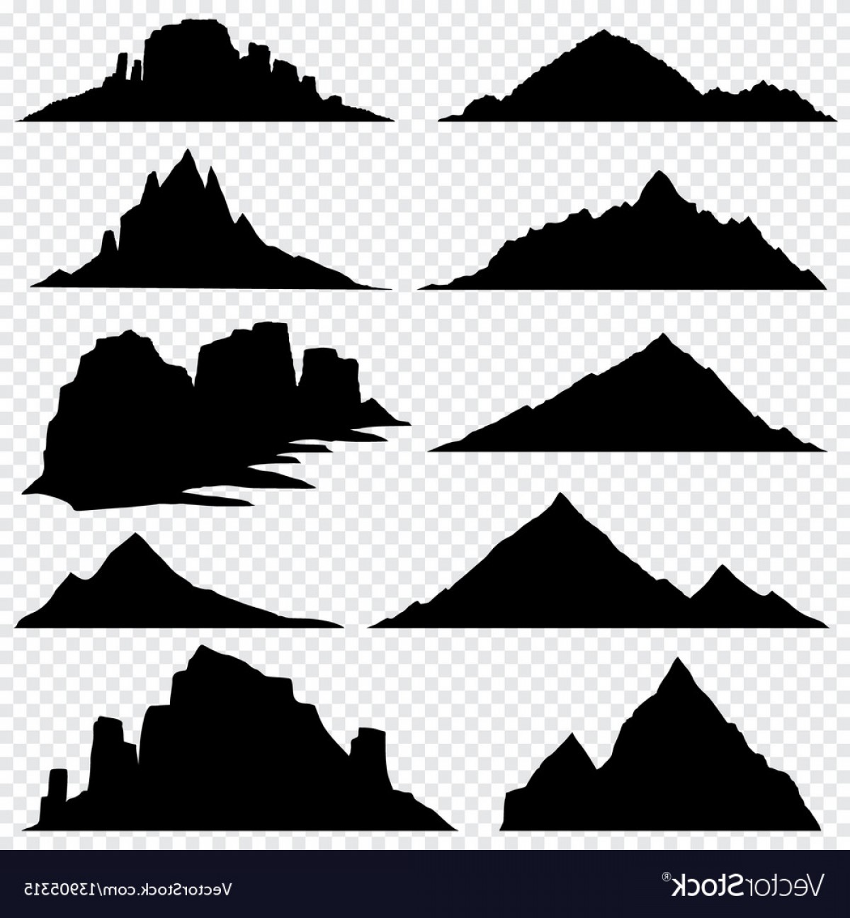 1200x1296 Mountain Range Silhouette Vector Boozeworthy