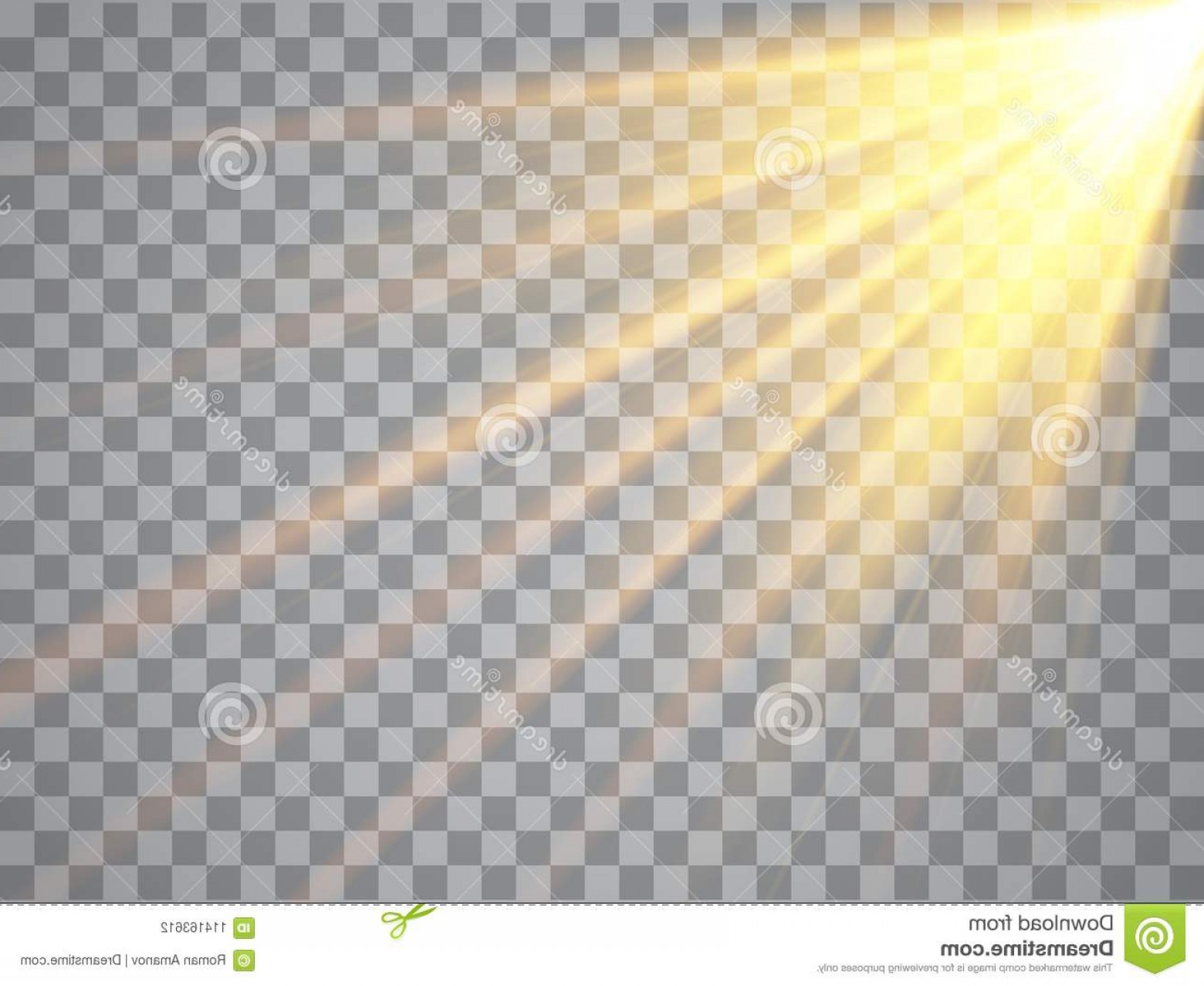 1560x1278 Rays Light Transparent Background Golden Spotlight Vector Rays