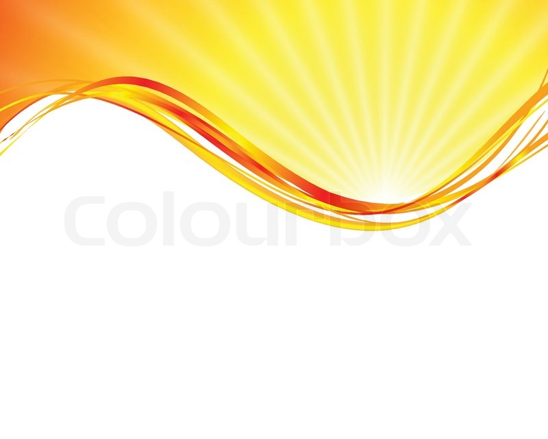 800x640 Vector Sun On Yellow Background With Stock Vector Colourbox