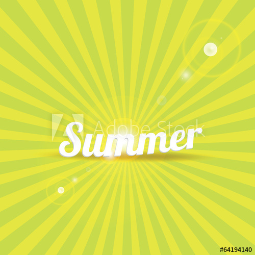 500x500 Abstract Summer Vector Rays Background