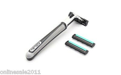 400x250 Gillette Vector Razor Razors Handle Pivots Holds Atra Razor