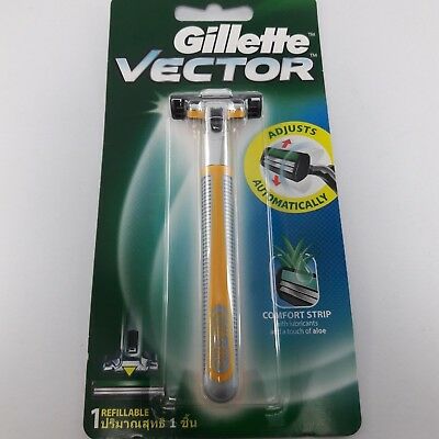 400x400 Gillette Vector Razor Comfort Strip Adjusts Automatically