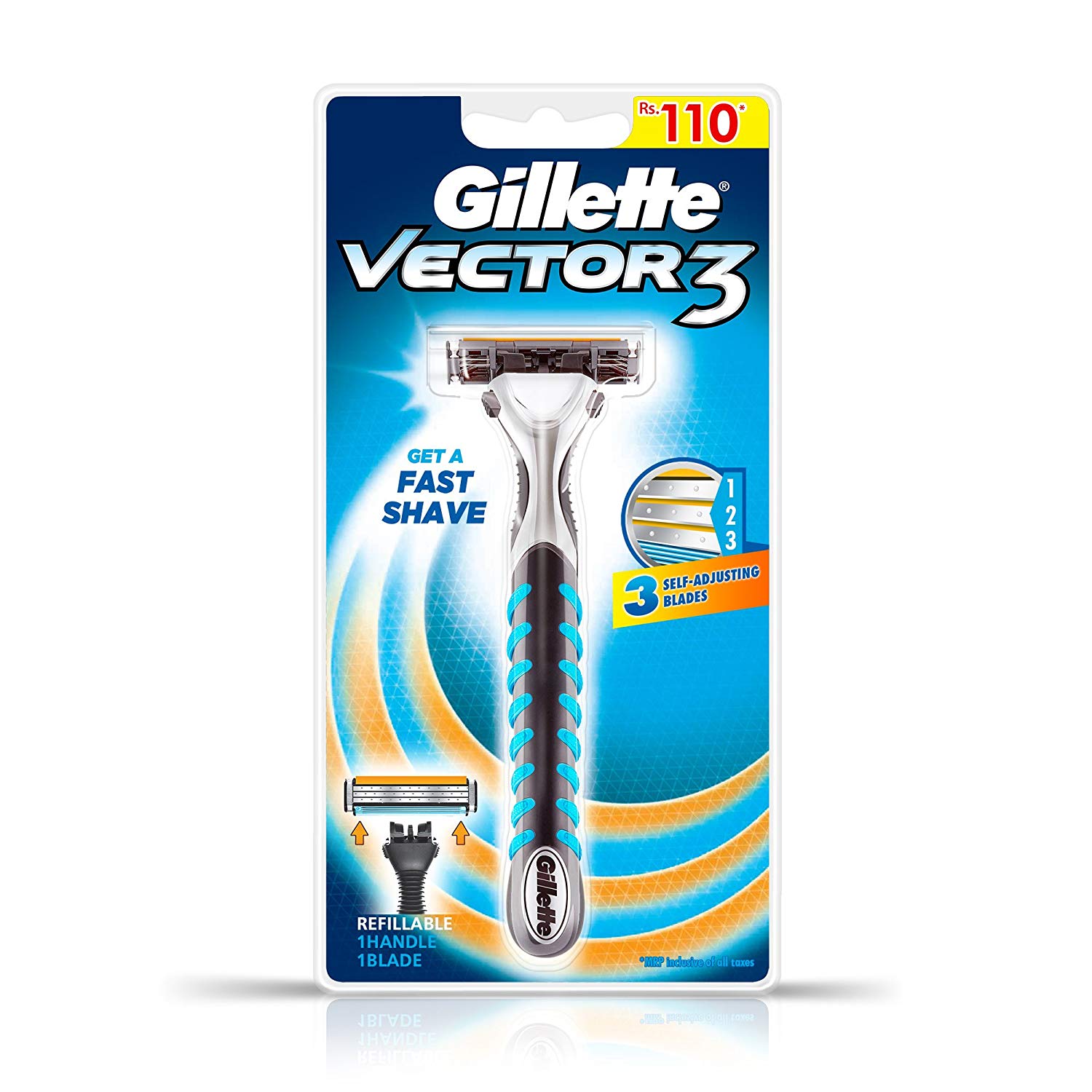 1500x1500 Gillette Vector Manual Shaving Razor Health