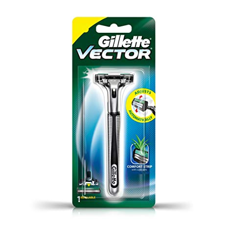 466x466 Gillette Vector Plus Manual Shaving Razor Amazon Pantry