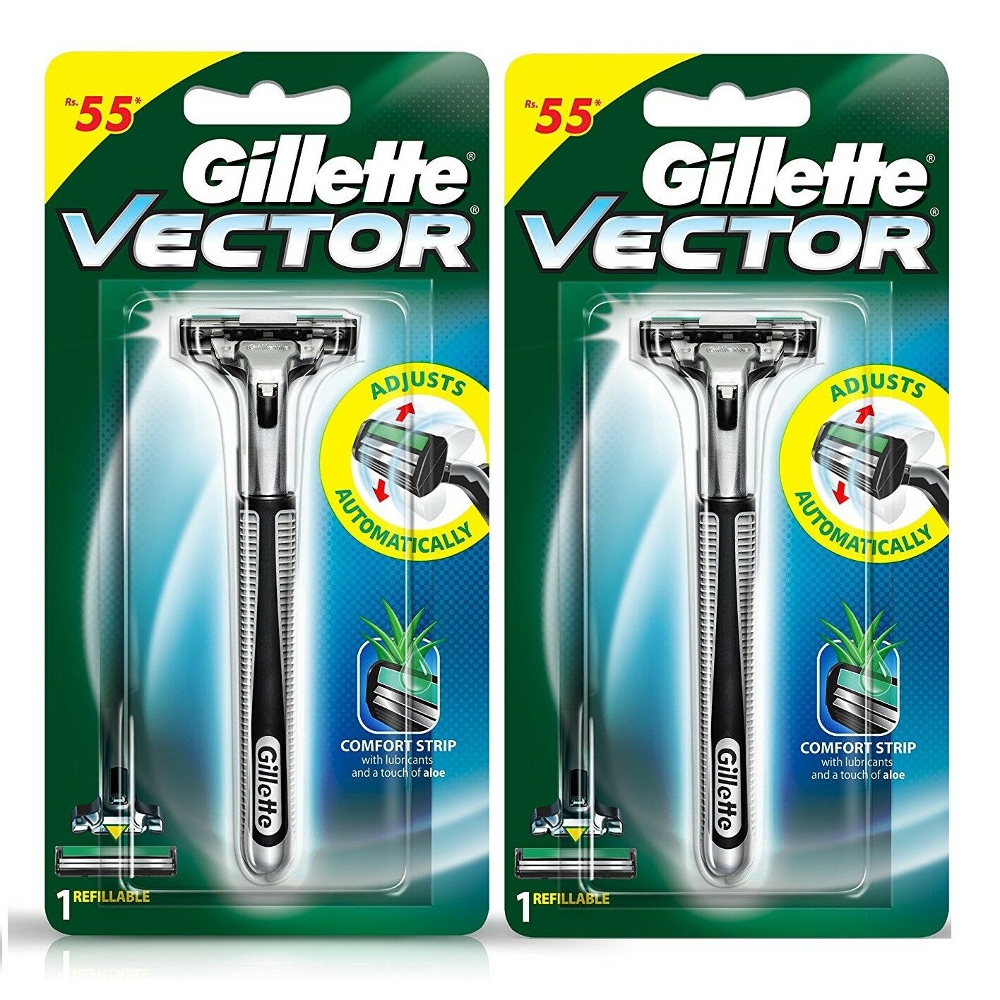 1416x1416 X Gillette Vector Razor Comfort Strip With Blade Fits Contour