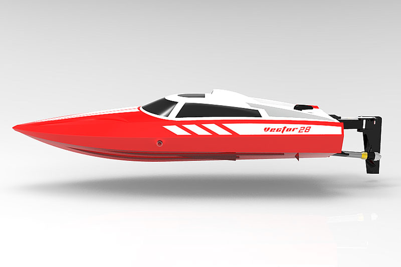 800x533 Volantex Vector Mini Rc Racing Boat Red