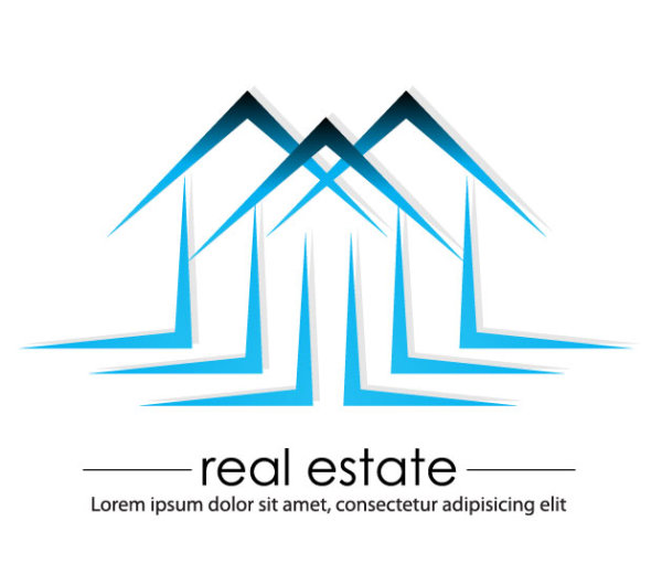 600x530 Real Estate Building Design Elements Vector Free Download