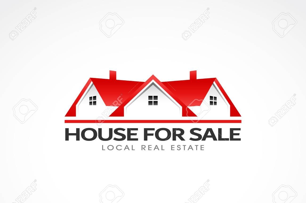 Real Estate Red Houses Logo 1300x866 Real Estate Red Houses Logo