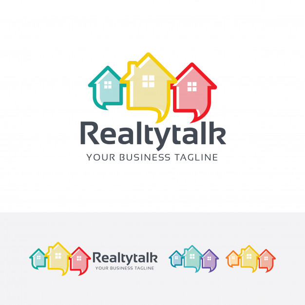Realty Talk Vector Logo Template Vector Premium Download 626x626 Realty Talk Vector Logo Template Vector Premium Download