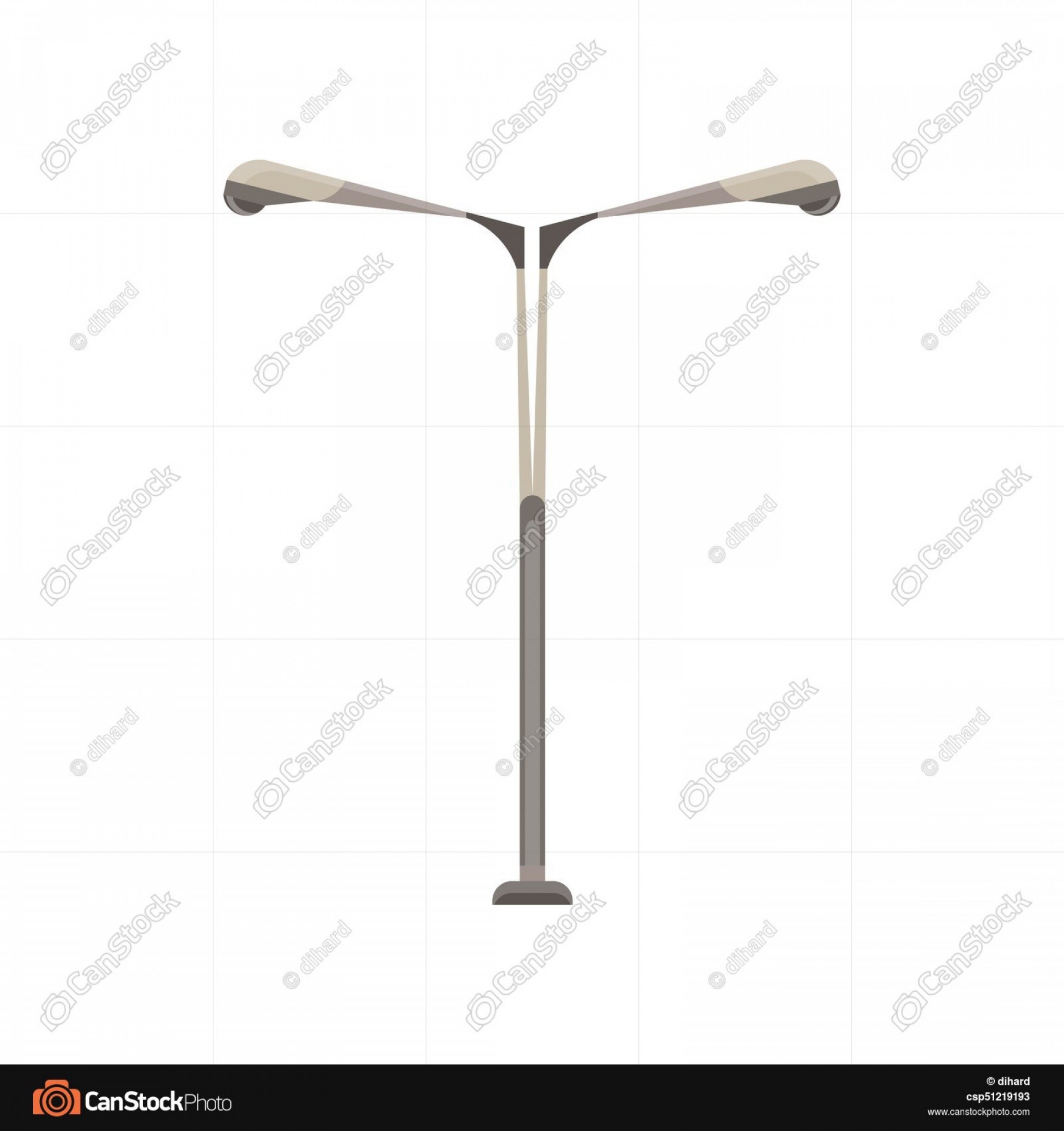 2304x2448 Street Light Flat Lamp Vector Post City Handandbeak