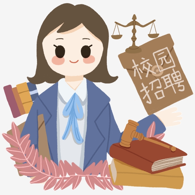 640x640 Recruitment Cartoon Character Fresh Style Campus Recruitment