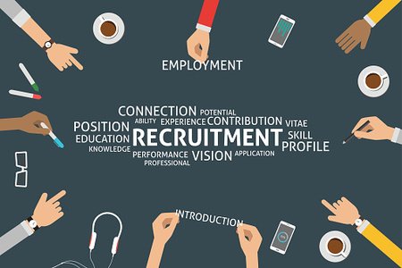450x300 Vector Recruitment Concept Premium Clipart