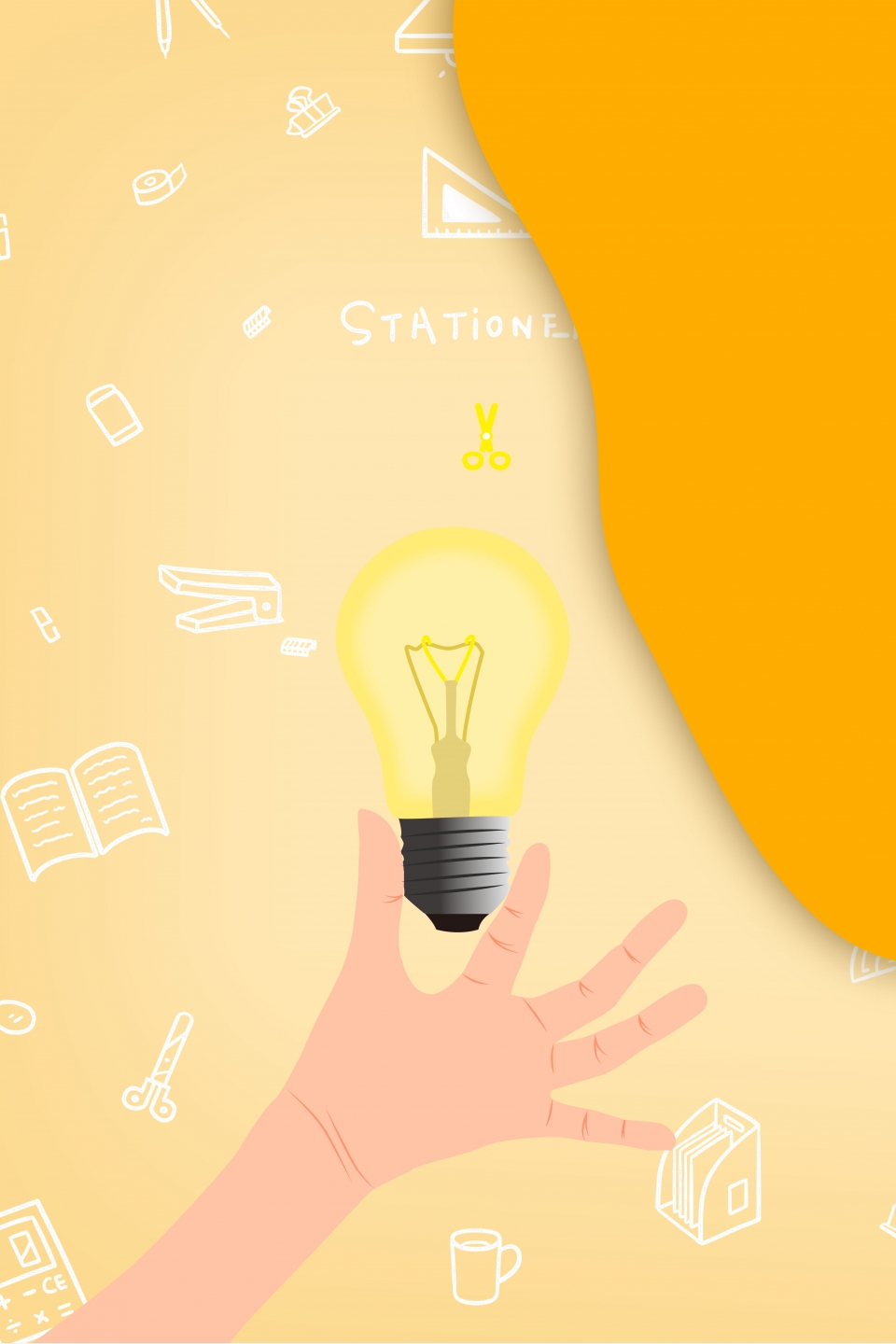 960x1440 Vector Recruitment Creative Advertising Background, Vector