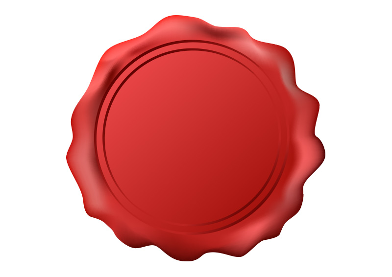 800x566 Free Vector Red Wax Seal