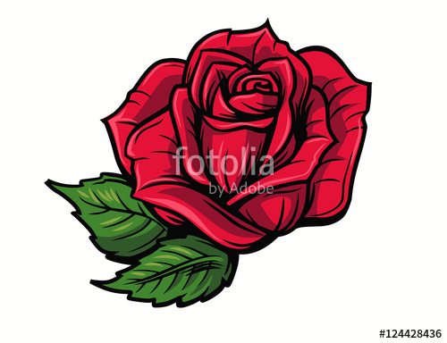 Red Rose Cartoon Stock Image And Royalty Free Vector 500x384 Red Rose Cartoon Stock Image And Royalty Free Vector