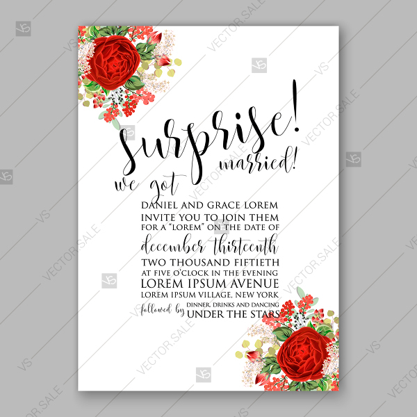 Red Rose Wedding Invitation Vector Floral Background Birthday Card 600x600 Red Rose Wedding Invitation Vector Floral Background Birthday Card