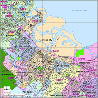 200x200 Redwood City Digital Vector Maps