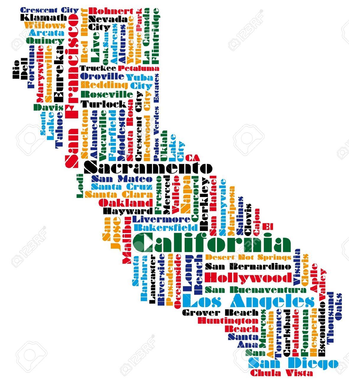 1181x1300 Stock Vector Ashley California Map, California City Map, Map
