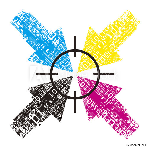 Arrows With Binary Codes, Print Data Grunge Stylized Arrows 500x500 Arrows With Binary Codes, Print Data Grunge Stylized Arrows