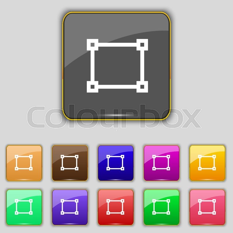 Crops And Registration Marks Icon Stock Vector Colourbox 800x800 Crops And Registration Marks Icon Stock Vector Colourbox