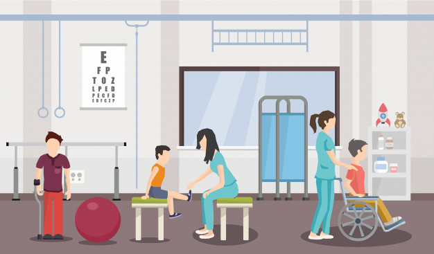 626x367 Rehabilitation Center Of Kids Vector Premium Download