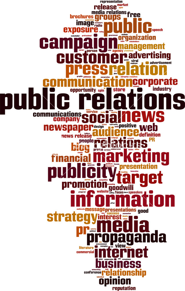 638x1000 Public Relations Word Cloud Concept Vector Illustration Royalty