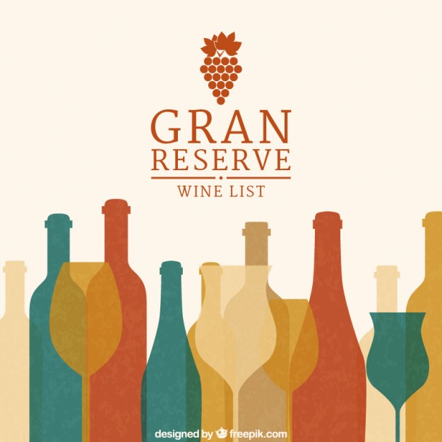 626x626 Grand Reserve Wine List Vector Free Download