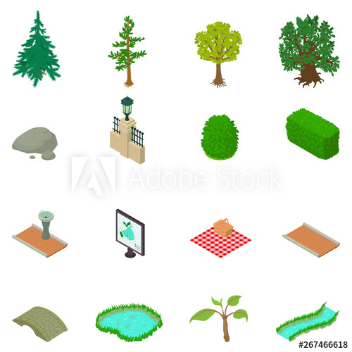 500x500 Reserve Icons Set Isometric Set Of Reserve Vector Icons