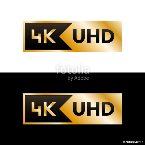 Ultra Hd Symbol, High Definition Resolution Mark, Uhd 500x500 Ultra Hd Symbol, High Definition Resolution Mark, Uhd