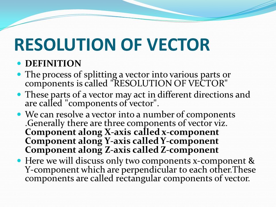 Vector Resolution Definition at Vectorified.com | Collection of Vector