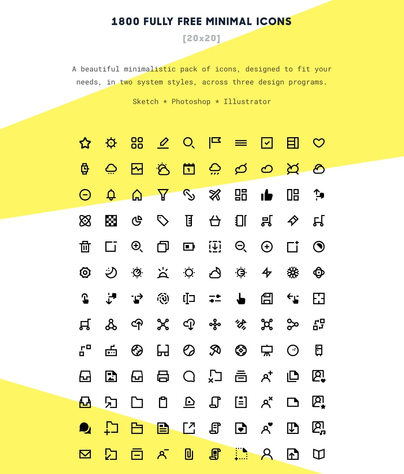 Minimal Vector Icons Free Download 1362x1600 Minimal Vector Icons Free Download