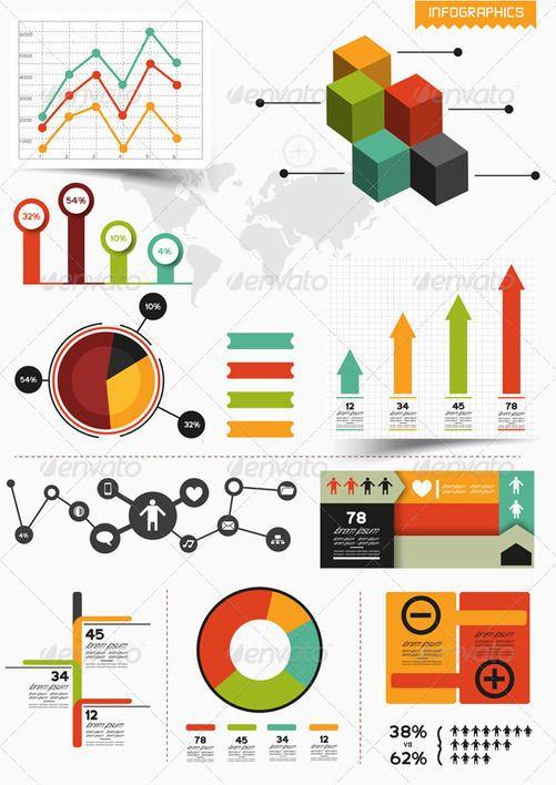 Dazzling Infographics Design Elements Vector Resources Stream 501x708 Dazzling Infographics Design Elements Vector Resources Stream