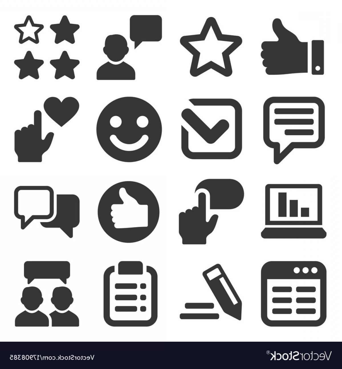 1200x1296 Customer Reviews And Feedback Icon Set Vector Soidergi