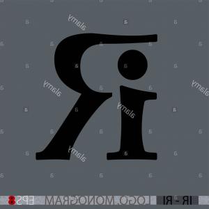 300x300 Stock Photo I R Or R I Vector Logo Or Monogram For Persons