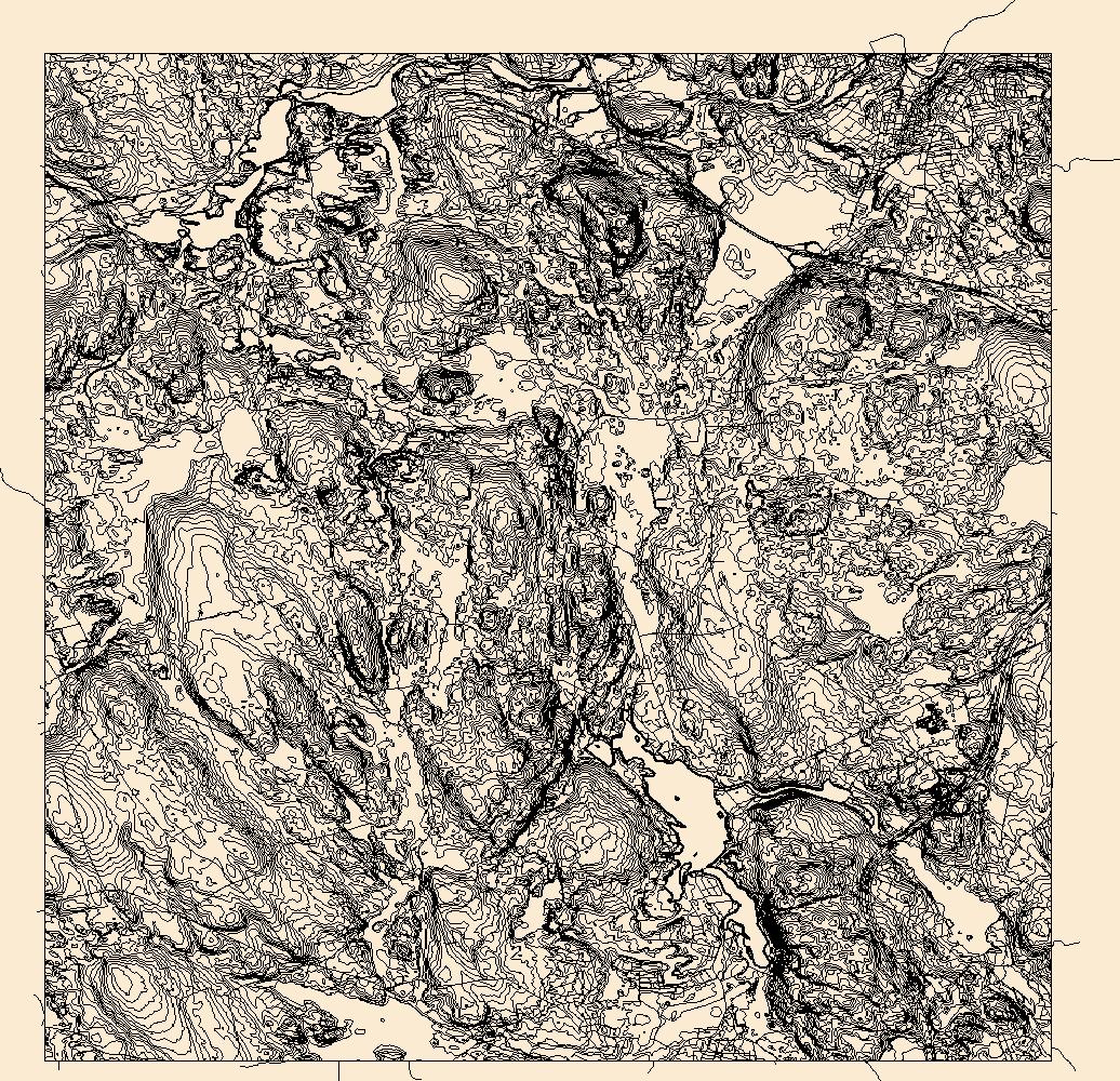 1036x1000 Usgs Topo Map Vector Data