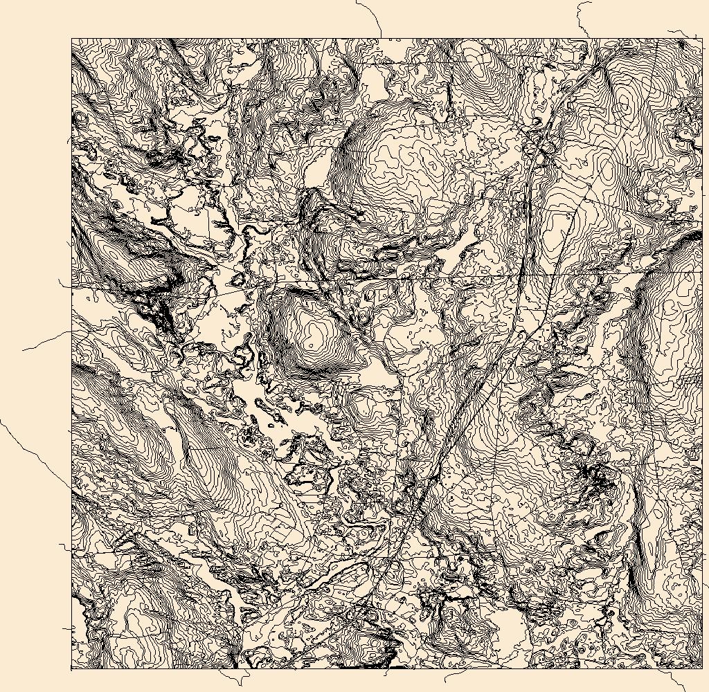 1024x1000 Usgs Topo Map Vector Data