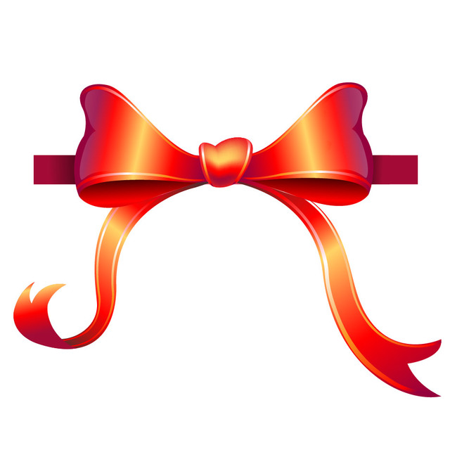 640x640 Free Vectors Red Gold Ribbon Bow Vector Pack