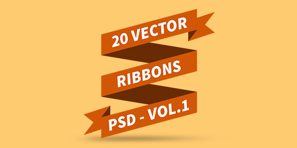 600x300 Vector Ribbons