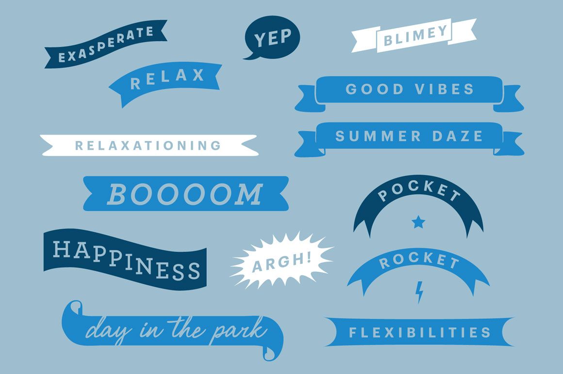 1160x772 Vector Ribbon Pack