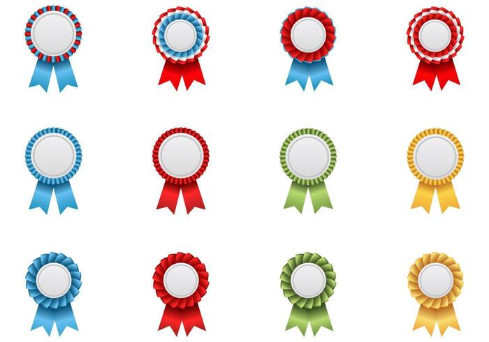 700x490 Award Ribbon Vector Pack