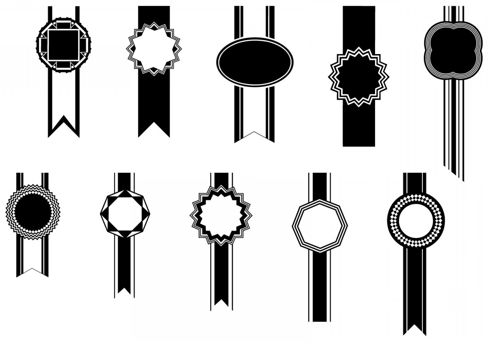 1680x1176 Badge And Ribbon Vector Pack Soidergi