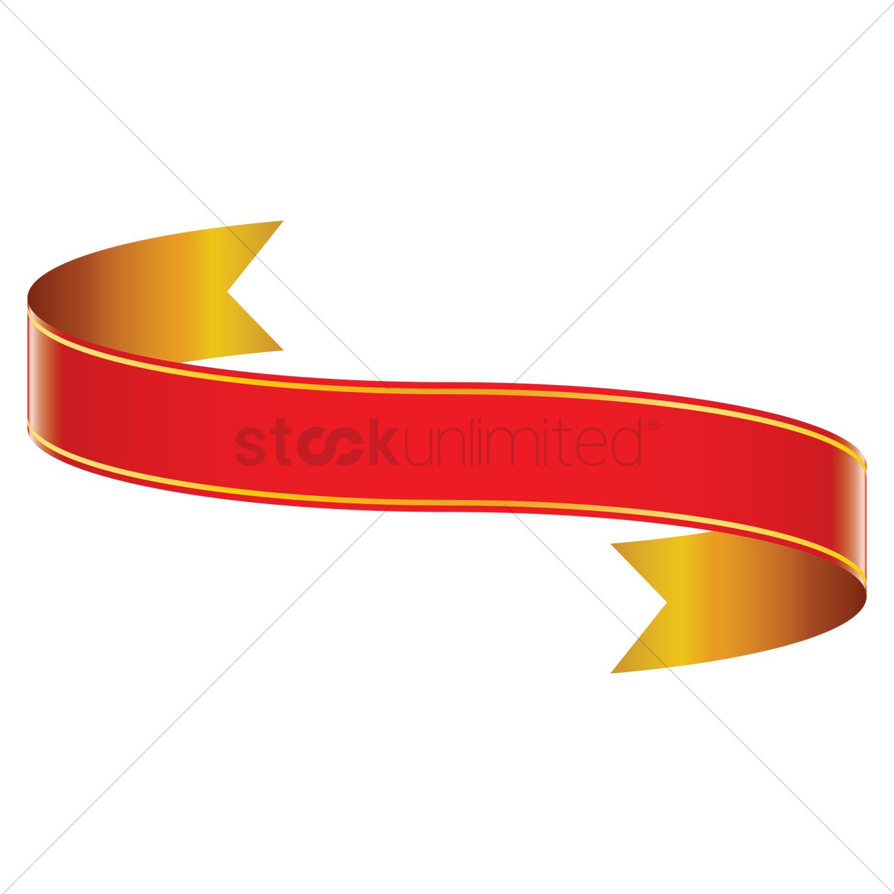 1300x1300 Red Ribbon Banner Design Vector Image