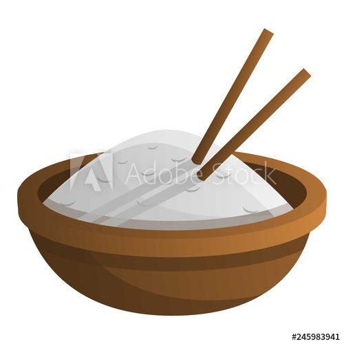 Vector Rice Bowl at Vectorified.com | Collection of Vector Rice Bowl ...