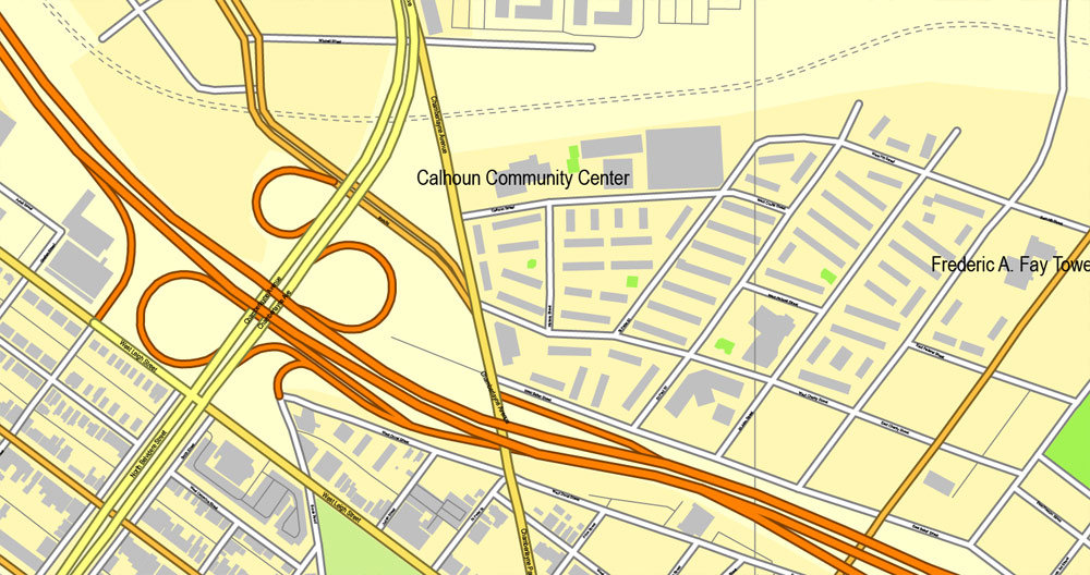 Richmond, Virginia, Us, Exact Vector Street City Plan Map 1000x528 Richmond, Virginia, Us, Exact Vector Street City Plan Map