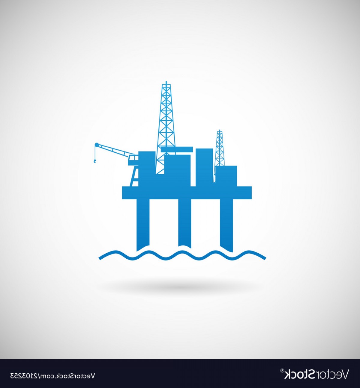 1200x1296 Oil Offshore Platform Colloquially Rig Symbol Icon Vector Soidergi