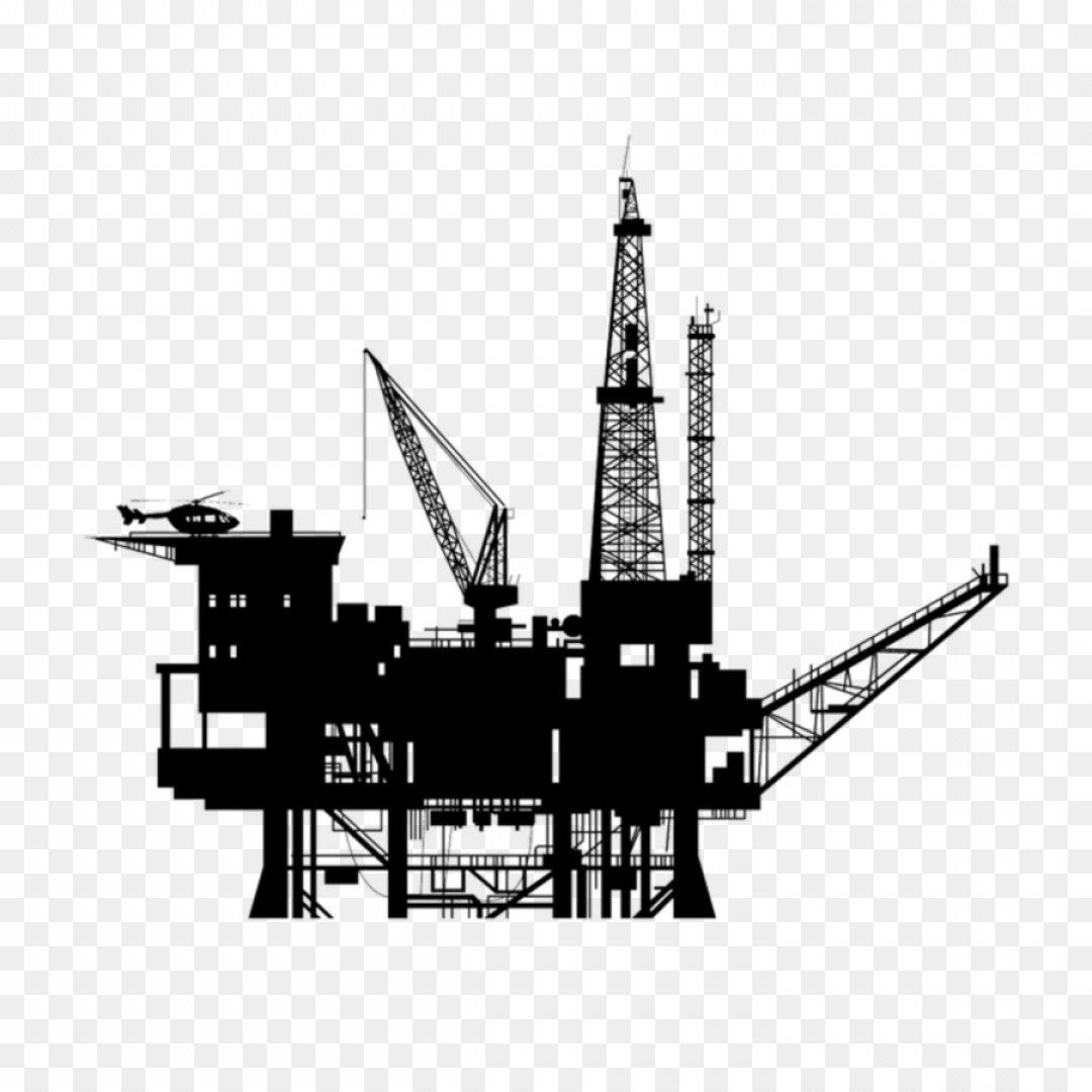 1080x1080 Oil Rig Vector Graphic Catamart